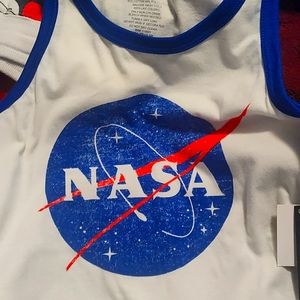 Buzz Aldrin brand NASA size small tank top new with tags